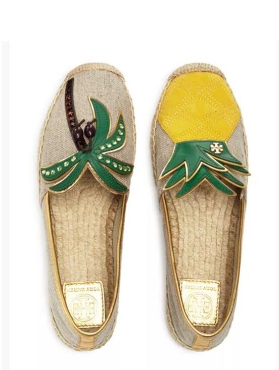 Tory Burch Shoes - Tory Burch Castaway Embellished Espadrille Flats